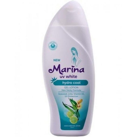Marina uv white hydro cool hand body lotion