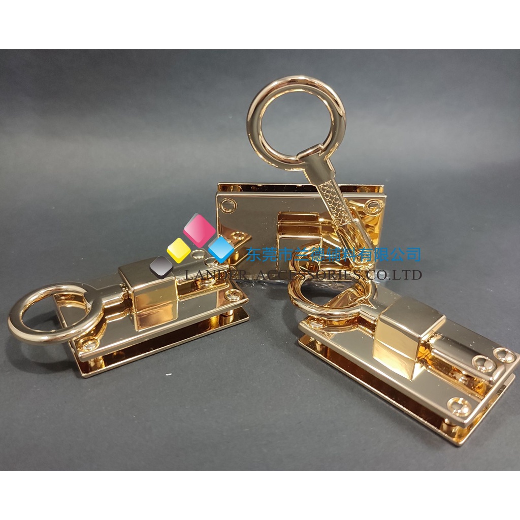 Lander Turn Lock - Alloy Bag Lock - Handbag