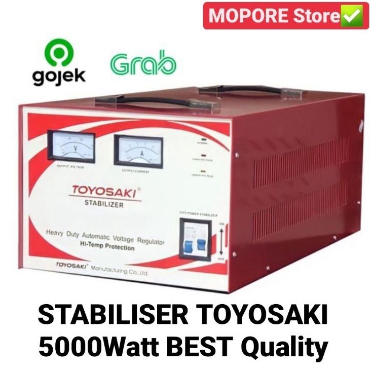Stabilizer TOYOSAKI Original Stavolt Model SVC-5000N Best Quality