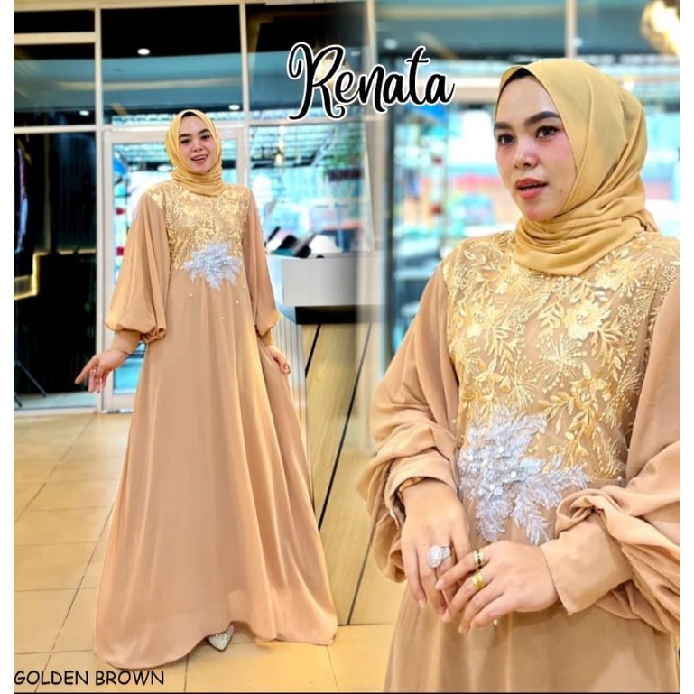 RENATA gamis pesta muslimah