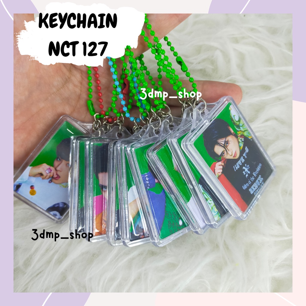 Gantungan Keychain Ganci Kpop nct 127 nct2020 taeyong jaehyun doyoung taeil haechan yuta johnny jungwoo mark