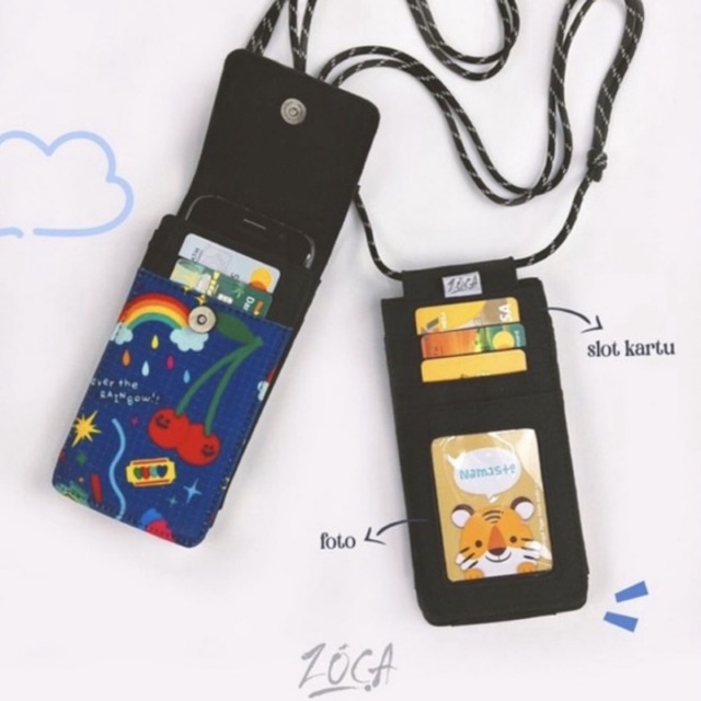 MAE CARD HOLDER/ ID CARD HOLDER/ DOMPET KARTU/ SLINGBAG PHONE VOL 2 WATER RESISTANT (FREE CUSTOM NAMA)