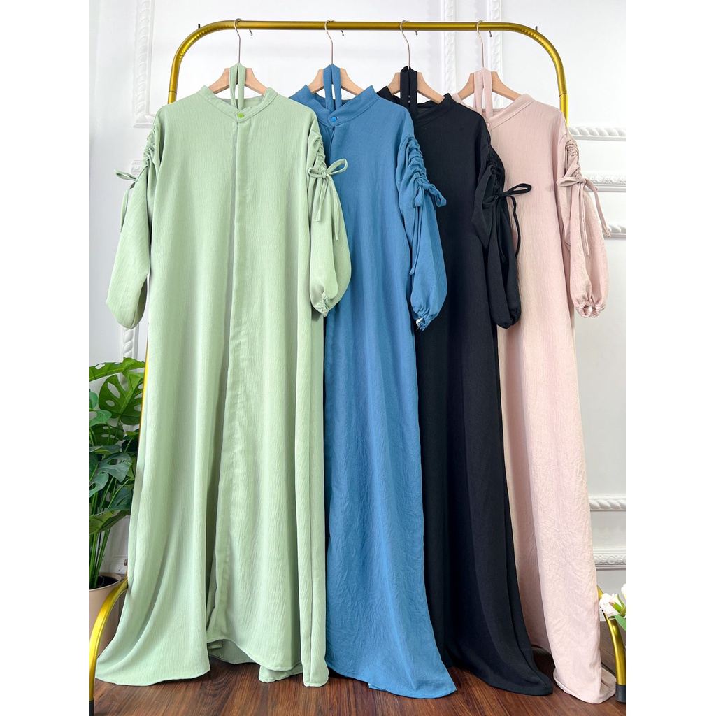 FARISSA DRESS GAMIS PREMIUM WANITA AIRFLOW CRINCKLE DEODORA RAYON