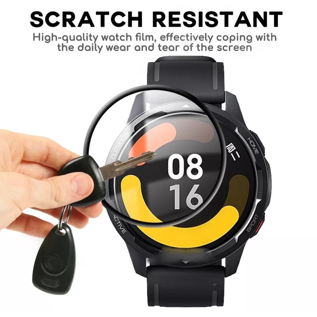 PET Anti gores screen guard Xiaomi Mi Watch S1 ACTIVE protector NANO