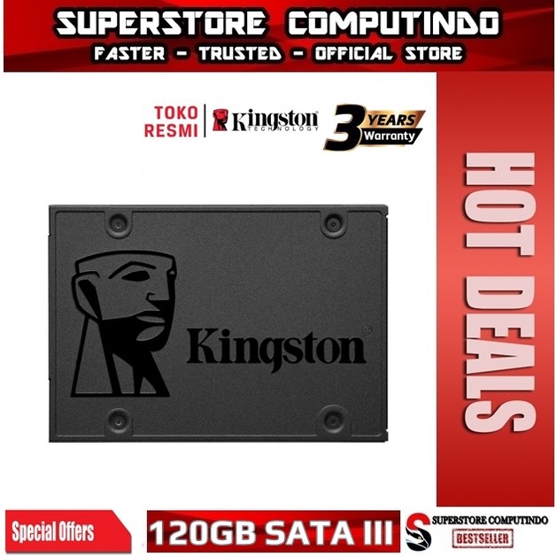 SSD Kingstone 120GB SATA III - SSD Kingstone A400 120GB SATA III