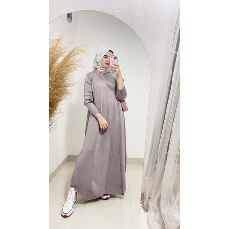 Queen pleats dress / dress plisket viral / dress plisket mewah