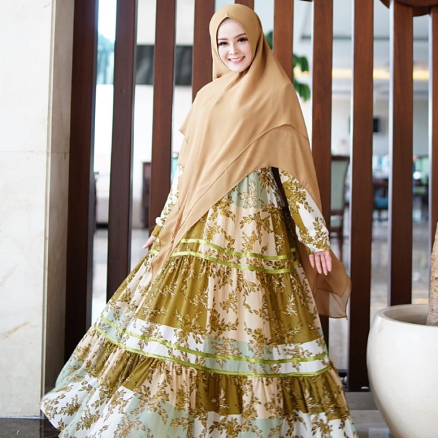 Gamis Syar'i Cerutty Printing by LUBNA