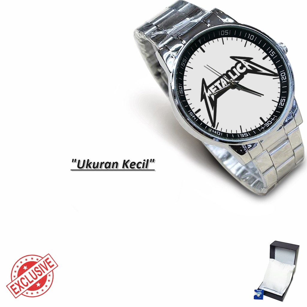 Jam Tangan Rantai Couple METALLICA - 1 (Nice)