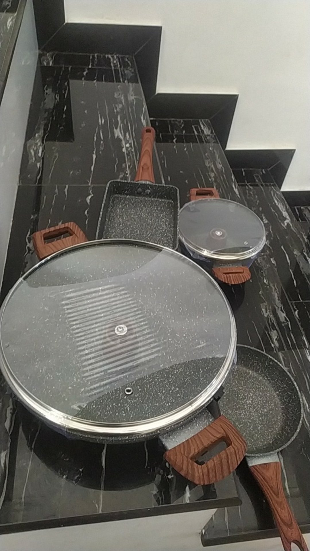 Cypruz - Paket Magic Marble Cookware Set