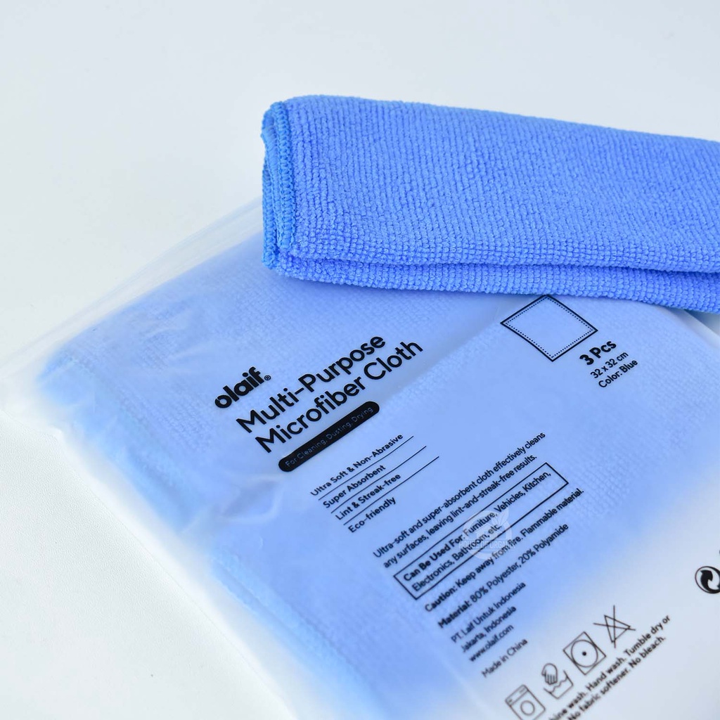 Olaif Multi-Purpose Microfiber Cloth 3 Pcs