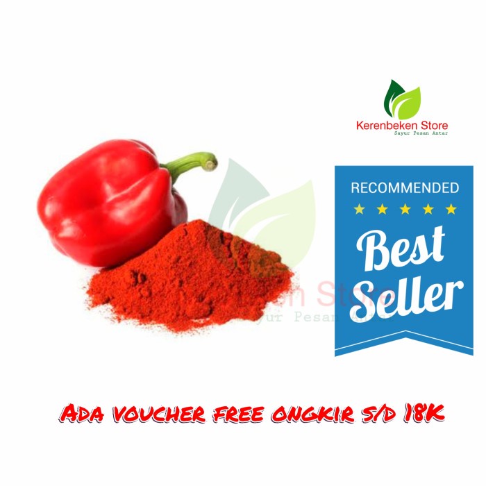 

Pure sweet paprika powder repack 30gr