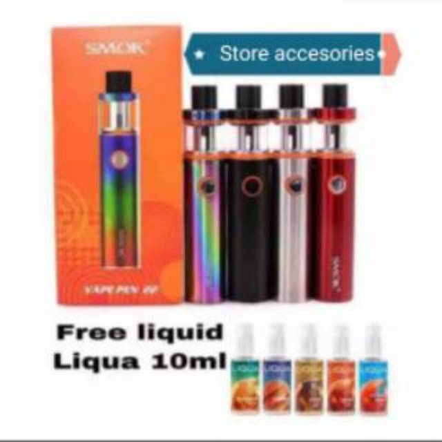 SMOK Vape Pen 22 Kit - SMOK Vape Free Liquid 10ml Vape Siap Pakai/Siap Ngebul