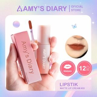 [PAKET HEMAT] Make Up 4 In 1 AMY'S DIARY Lipstik Maskara Pencukur Alis Eyebrow Waterproof