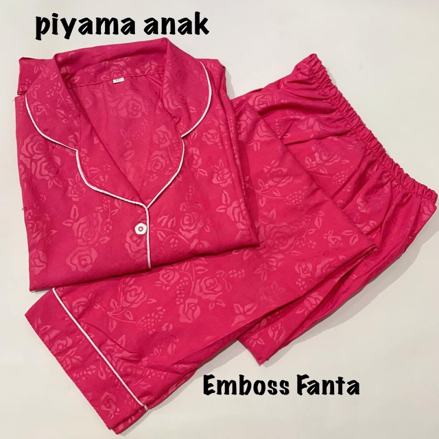 Piyama EMBOSS FANTA  bisa couple mom and kids