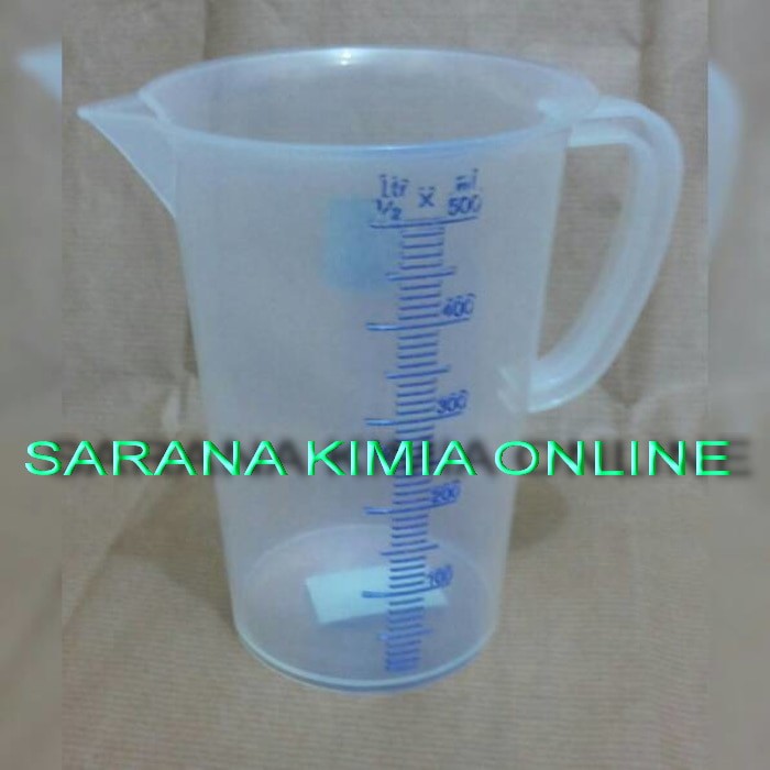 

Gelas ukur "500 ml" takar GREEN LEAF quality "tebal" bukan abal
