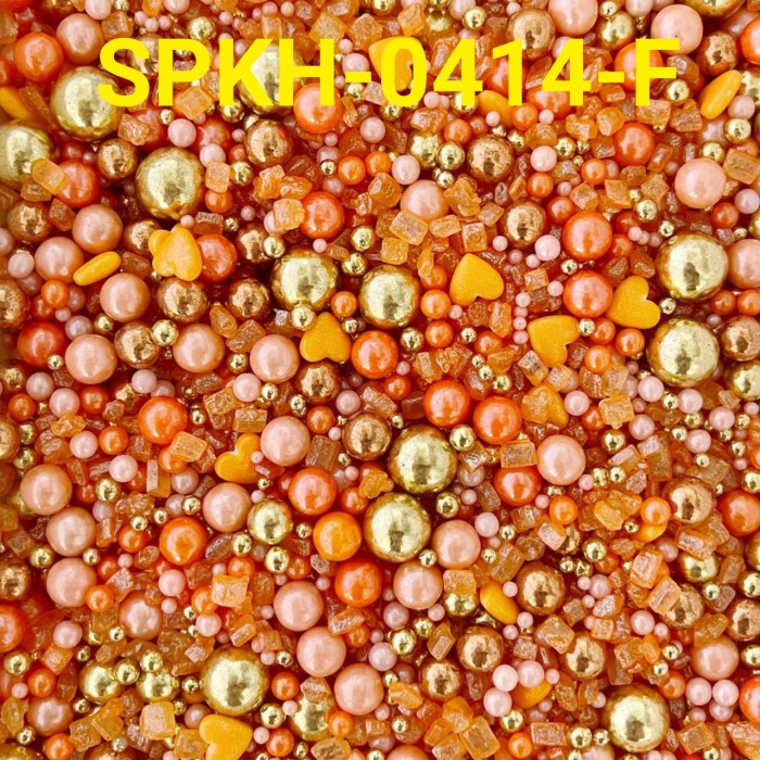 

GR-SPKH-0414 TRIMIT SPRINGKEL SPRINKLES 500GR MUTIARA EMAS PINK ORANGE HEMAT