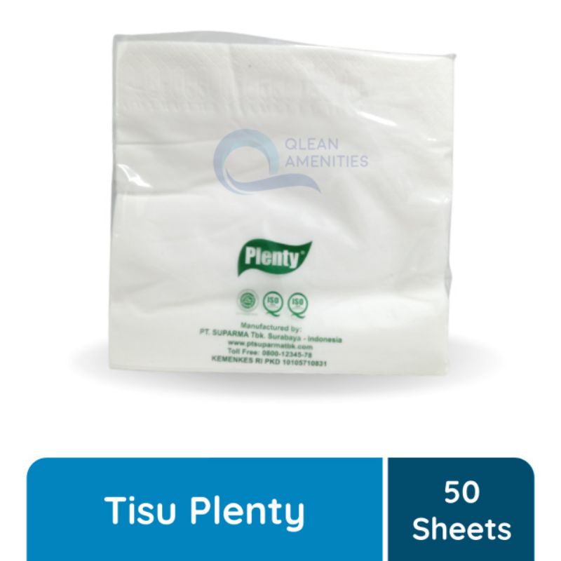 Jual TISU TISSUE PLENTY DINNER NAPKIN 50 SHEETS Shopee Indonesia