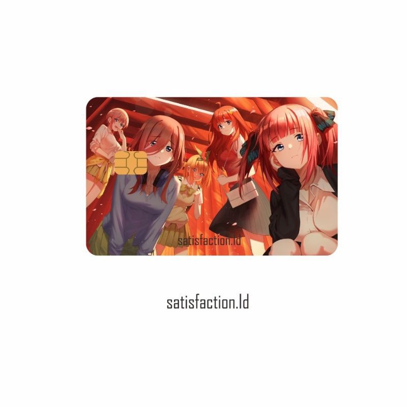 

Garskin/Stiker Kartu Atm Go-Toubun No Hanayome