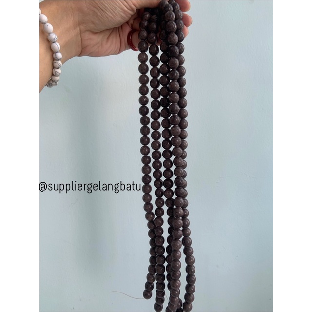 BROWN CORAL 12mm SERAT KAPUR LIMITED bahan kesehatan premium akik