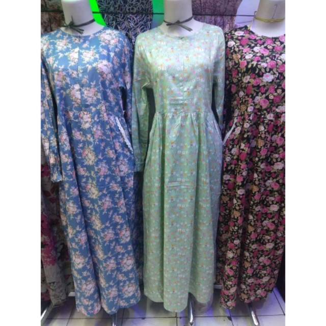 Gamis Katun Jepang Renda