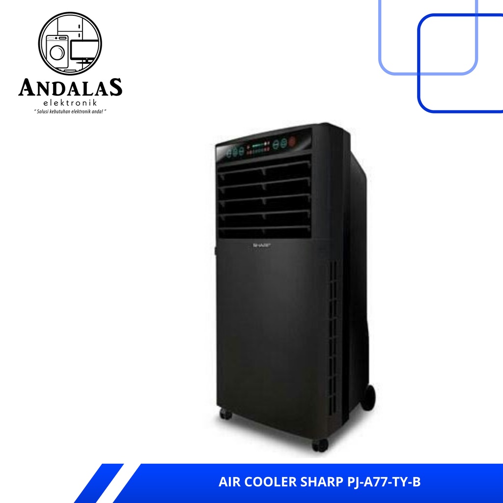 AIR COOLER SHARP PJ-A77TY-B / PENDINGIN PORTABLE SHARP PJ A77TY B 80 WATT PJ A 77 TY B