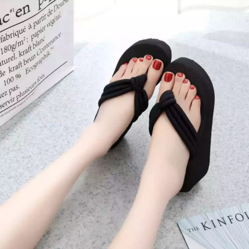 Sandal Wedges Wanita Vella CL 29 Terbaru