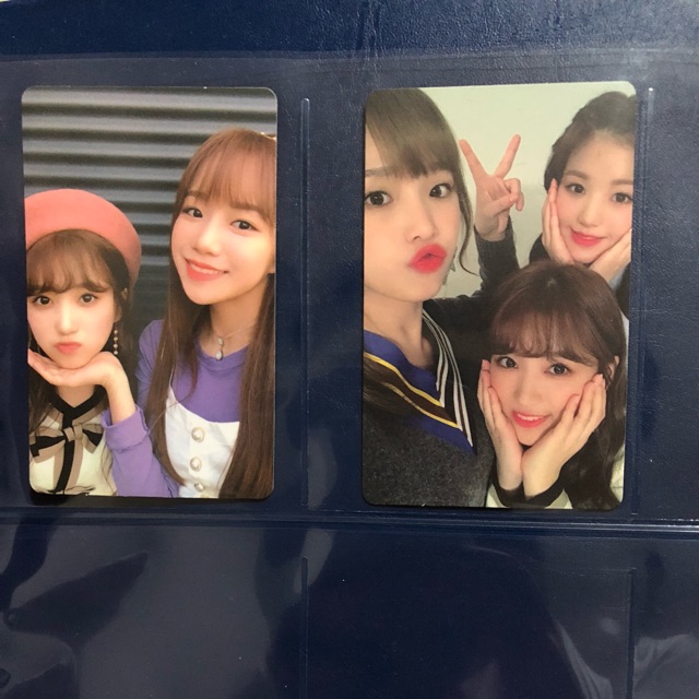 Iz*one color*iz unit photocard nako yuri yena wonyoung