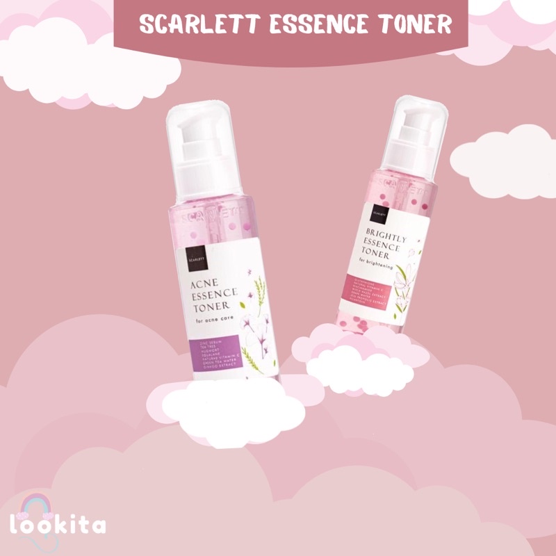 SCARLETT WHITENING ESSENCE TONER / SCARLETT BRIGHTLY ESSENCE TONER / SCARLETT ACNE ESSENCE TONER