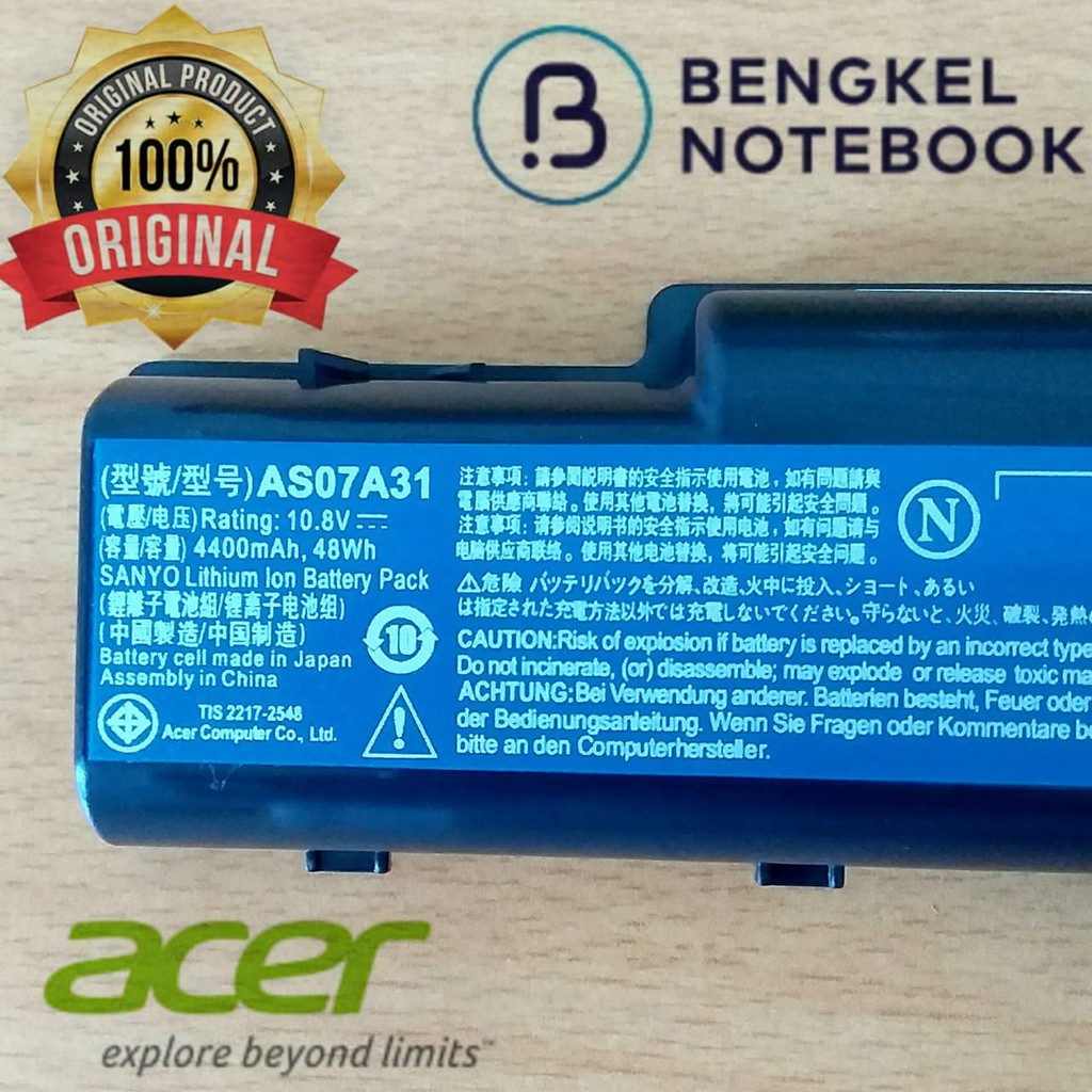 Baterai Laptop Acer Aspire 4736 4740 4920 4710 4720 4930 4935 AS07A31 AS07A32 AS07A41