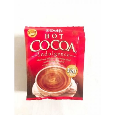 

HOT COCOA DELFI 25 G RENTENG ISI 10 PCS