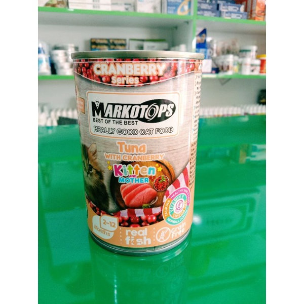 Makanan kucing Markotops Kaleng Kitten mother 400gr all varian