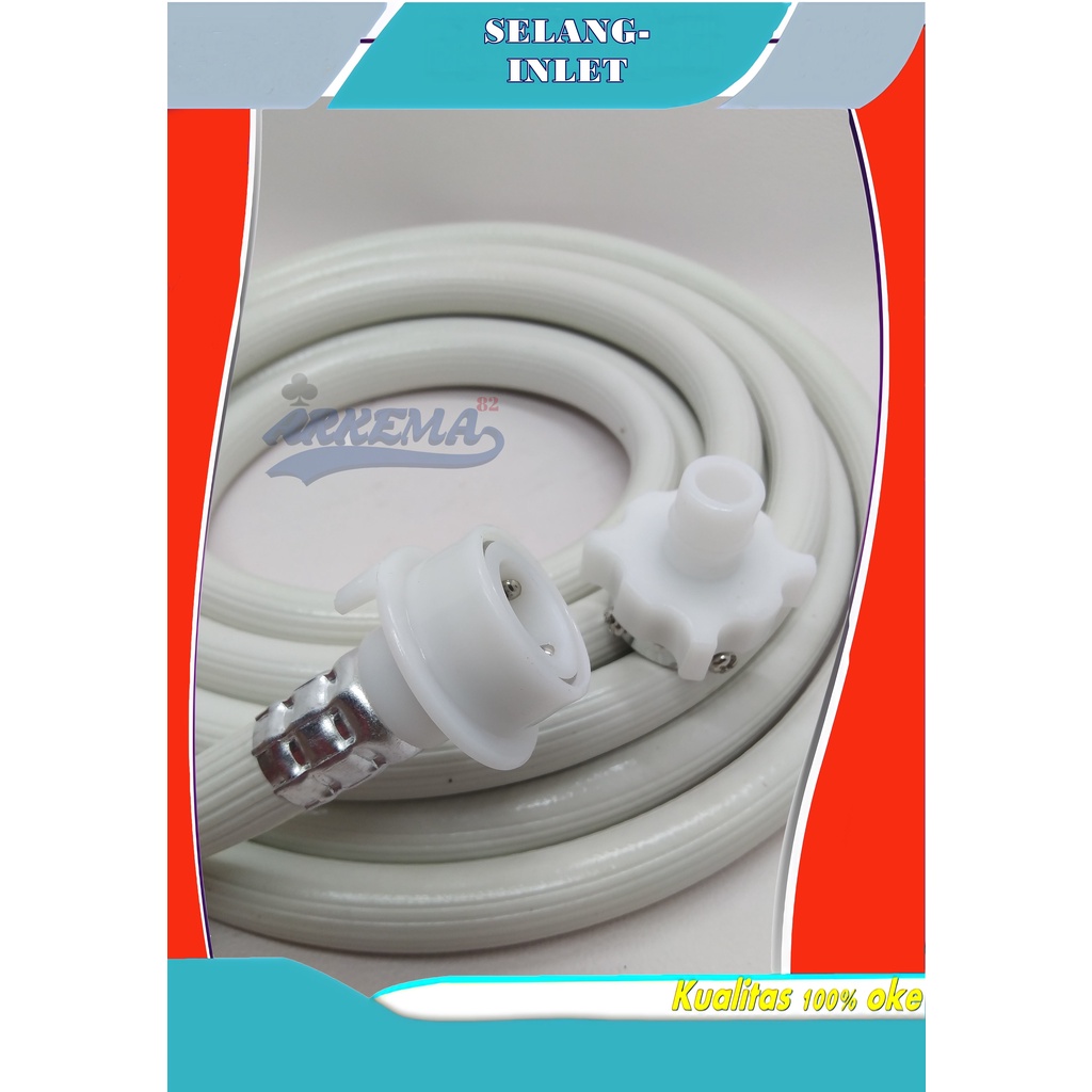 SELANG INLET MESIN CUCI 1 TABUNG 3 METER / SLANG MASUK AIR / WATER INLET HOSE 3M MULTI UNIVERSAL