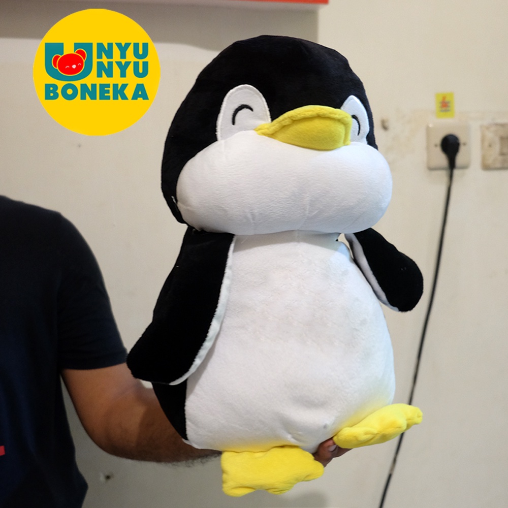 boneka soft pinguin animal bahan import boneka safari souvenir custom maskot