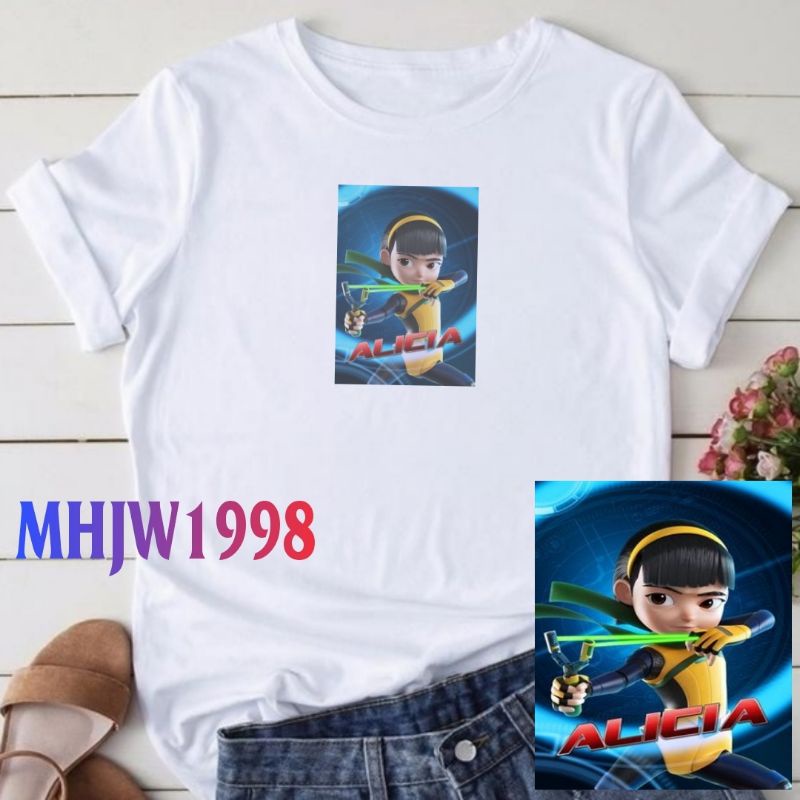 Baju anak laki laki ejen ali/kaos anak laki laki ejen ali/t shirt anak laki laki ejen ali