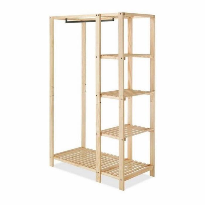 Laundry Rak Baju Gantungan Kayu