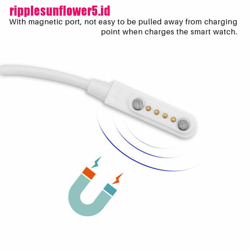 Kabel Power Charger Usb 2.0 Magnetik 4 Pin Untuk KW88 Smart