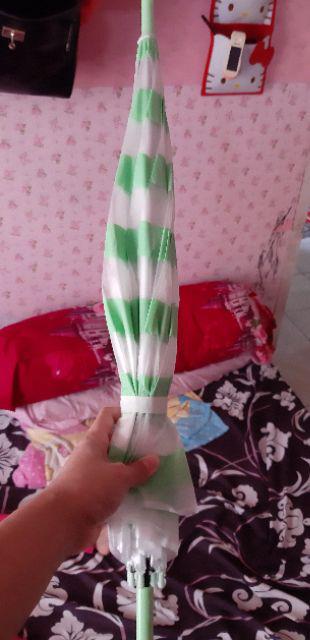 Tabasa Payung Tongkat Stripes Ilusi Simple Garis Garis