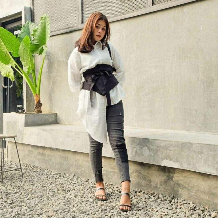 YURI OBI BELT - IKAT PINGGANG WANITA OBI KAIN HITAM