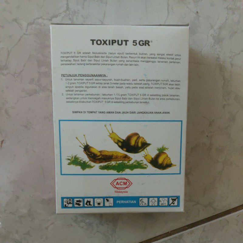 Toxiput  pembasmi Hama Siput / Lintah