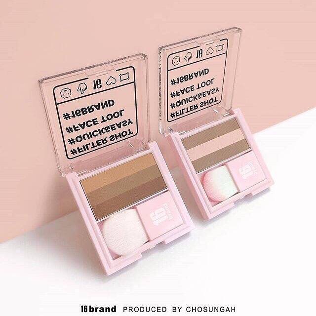 (READY) 16brand filter shot in contour peach/ shadding almond