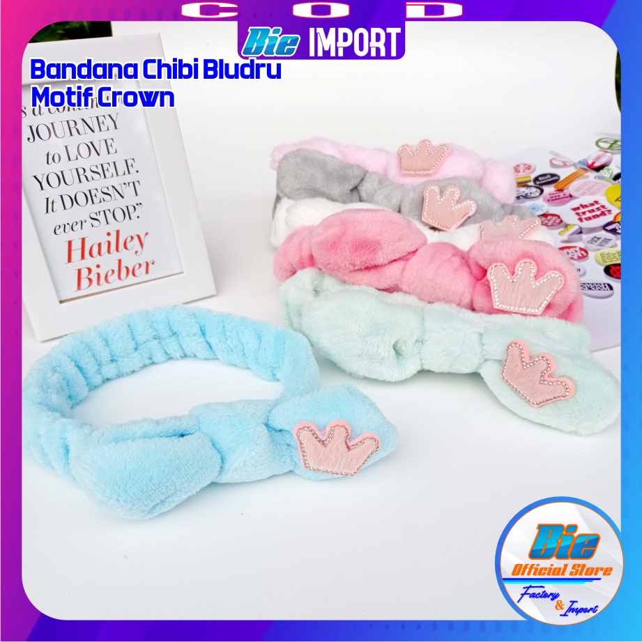 Bandana Premium Bulu Halus Karakter Korea Best Seller