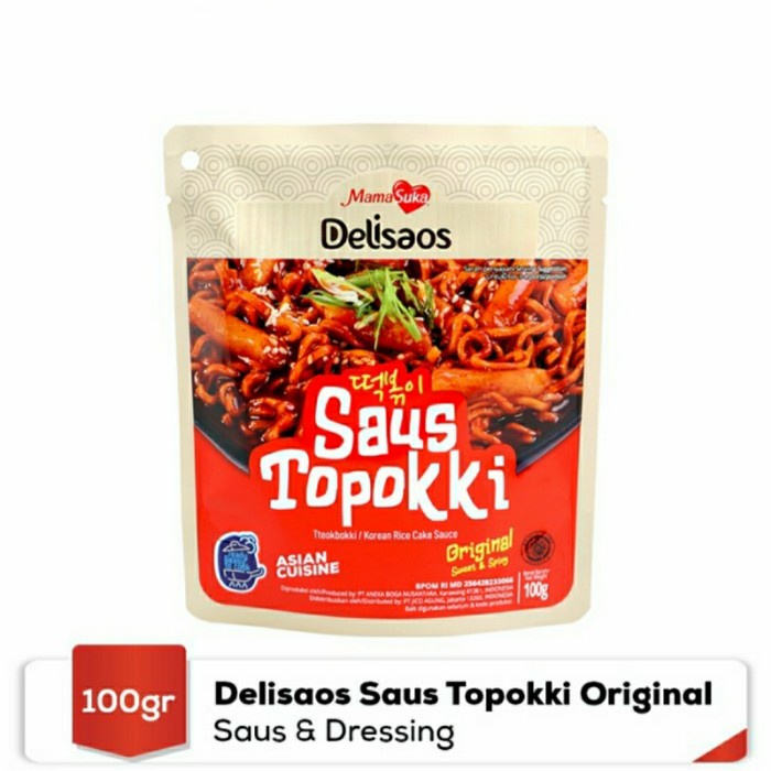 Mamasuka Delisaos Saos Topokki 100gr