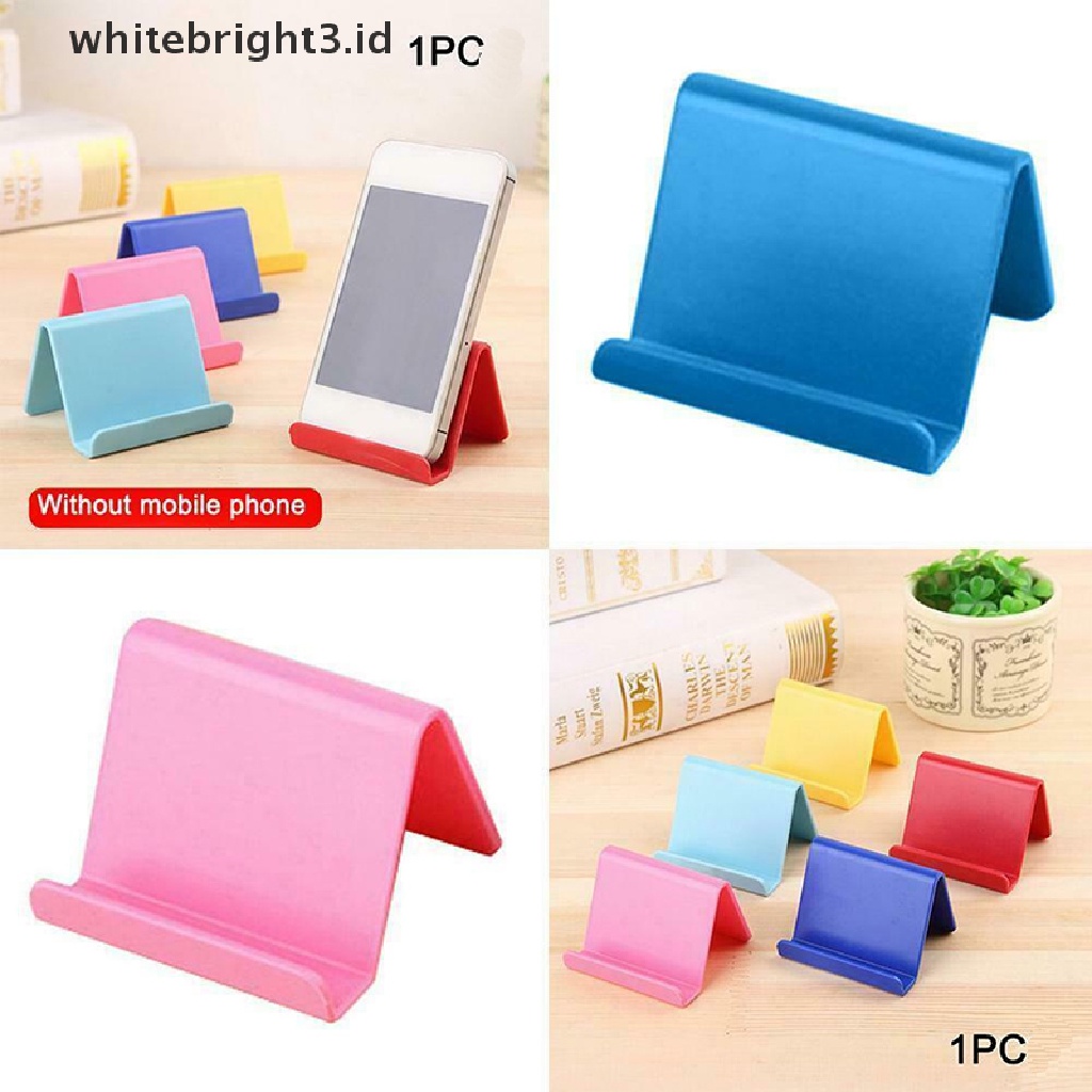 (whitebright3.id) Stand Holder / Dudukan Ponsel / Tablet Universal Mini Serbaguna Untuk Meja