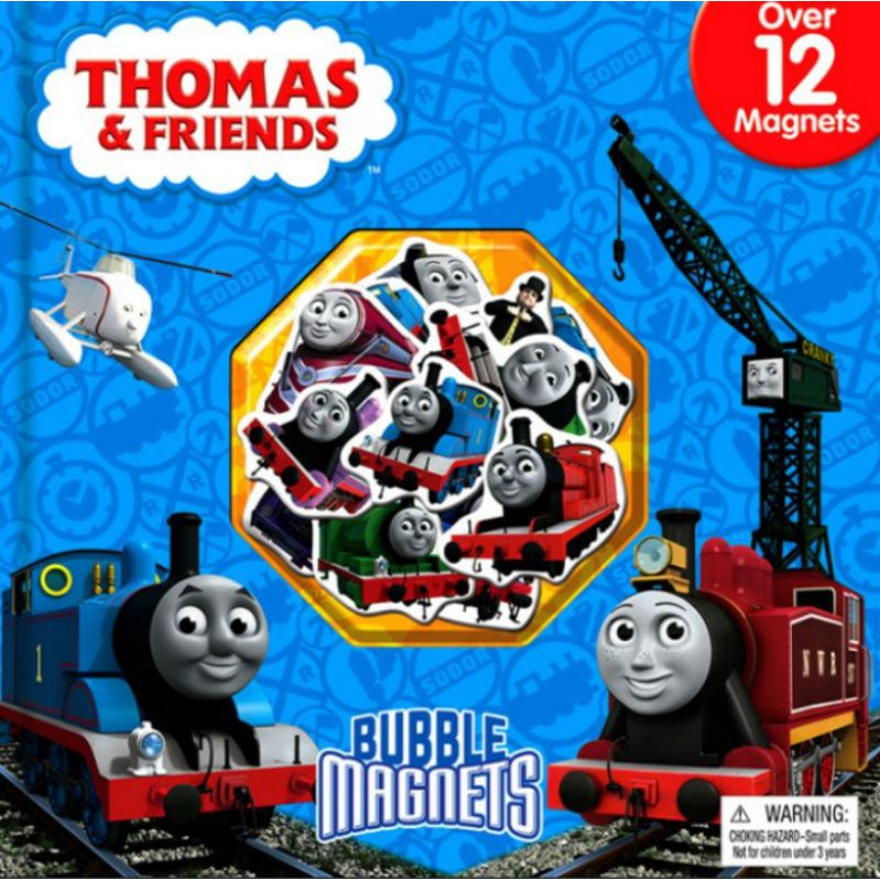 

Thomas & Friends Bubble Magnets Board Book Over 12 magnet, buku import