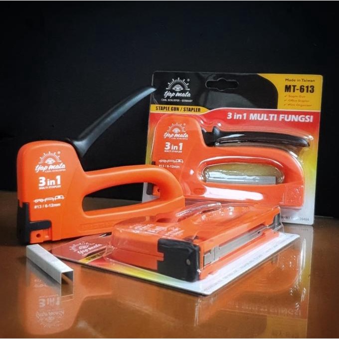 

Staples Gun Tacker Tjap Mata 3 In 1 Staple Jok Tembak Hekter 3 Way