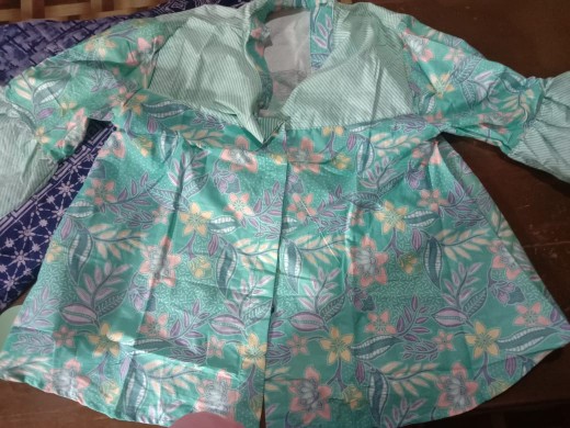 Sora Blouse Busana Atasan Batik Wanita Cantik Pastel Formal Casual High Quality Katun Pastel