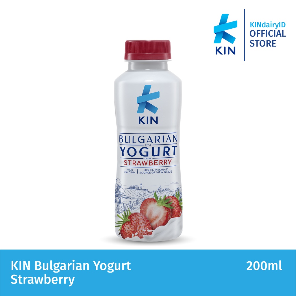 KIN Bulgarian Yogurt Strawberry 200 ml