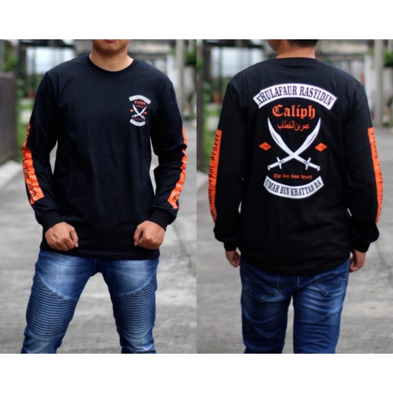 Kaos Dakwah islam KAOS PANJANG UMAR BIN KHATTAB TERBARU