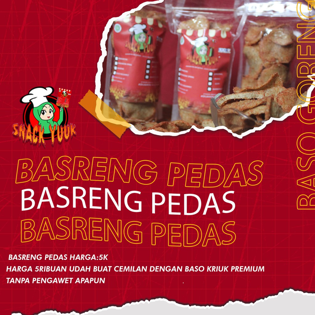 

BASRENG PEDAS MURAH KUALITAS PREMIUM 100GR