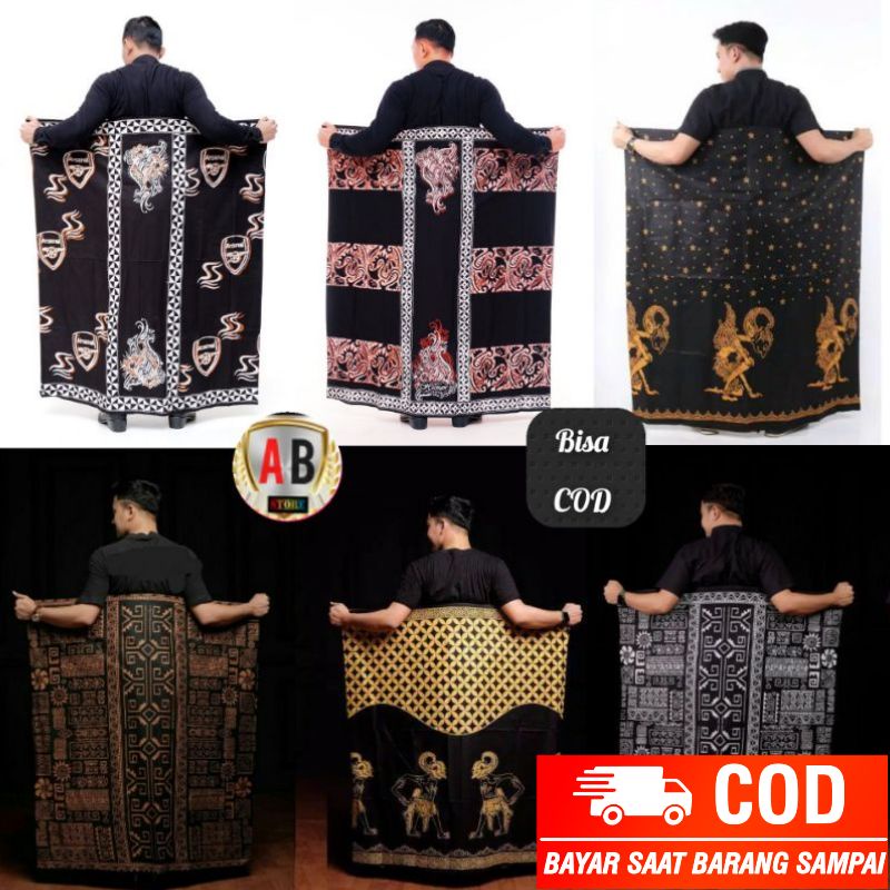 Promo Harga Sarung Wadimor Hitam Nu